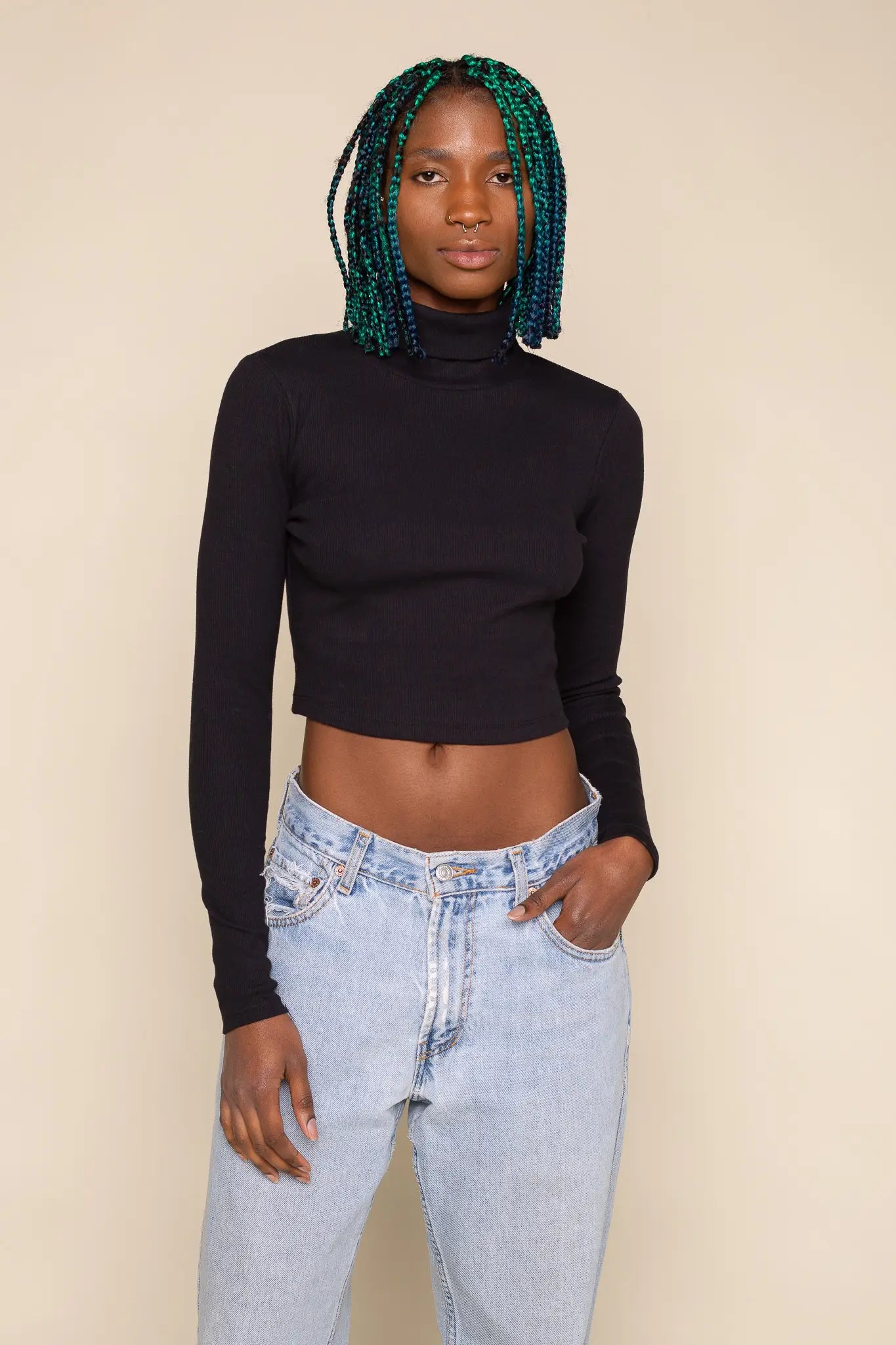 Charlee Crop Turtleneck - Proper