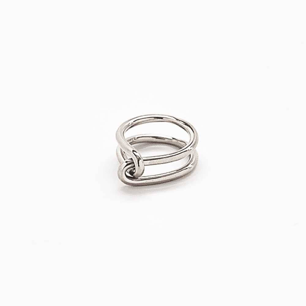 Silver Double Knot Ring - Proper