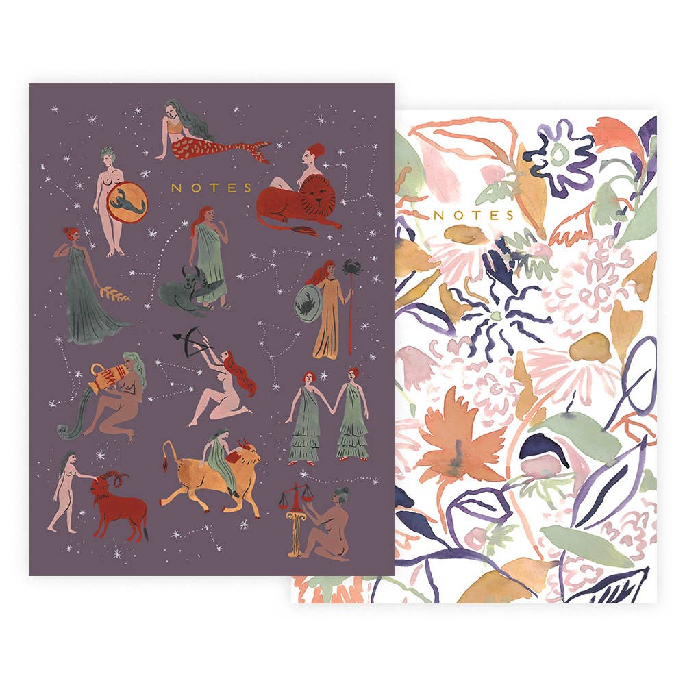 Astrological Ladies Seedlings Notebook Set - Proper