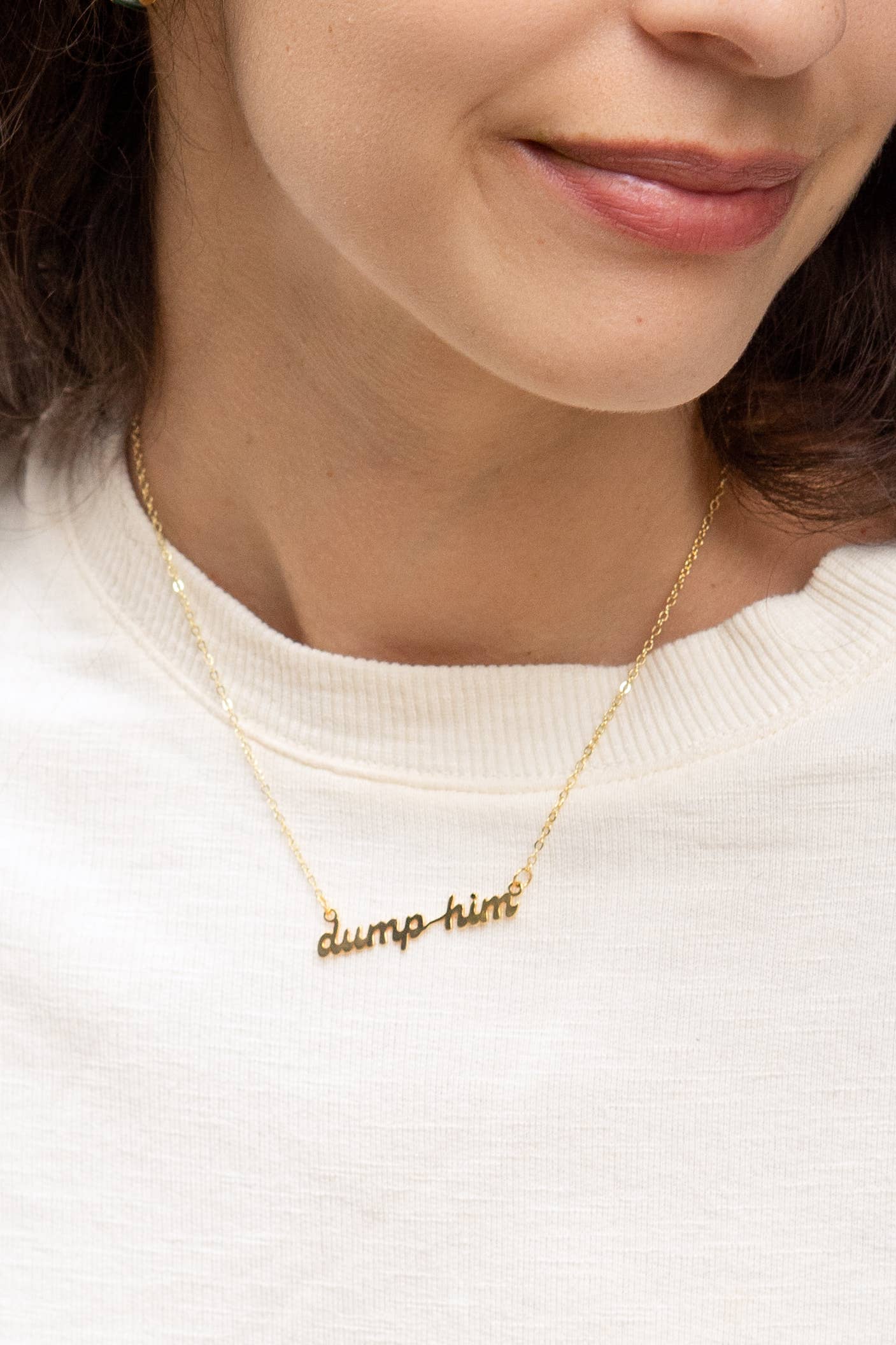 Dump Him Necklace - Proper