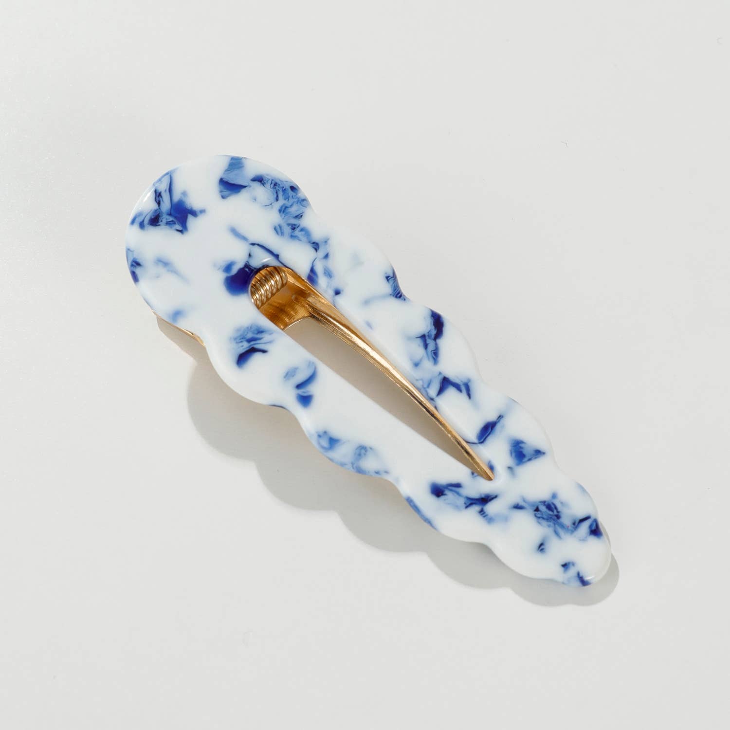 Scalloped Barrette Hair Clip (Set of 2)