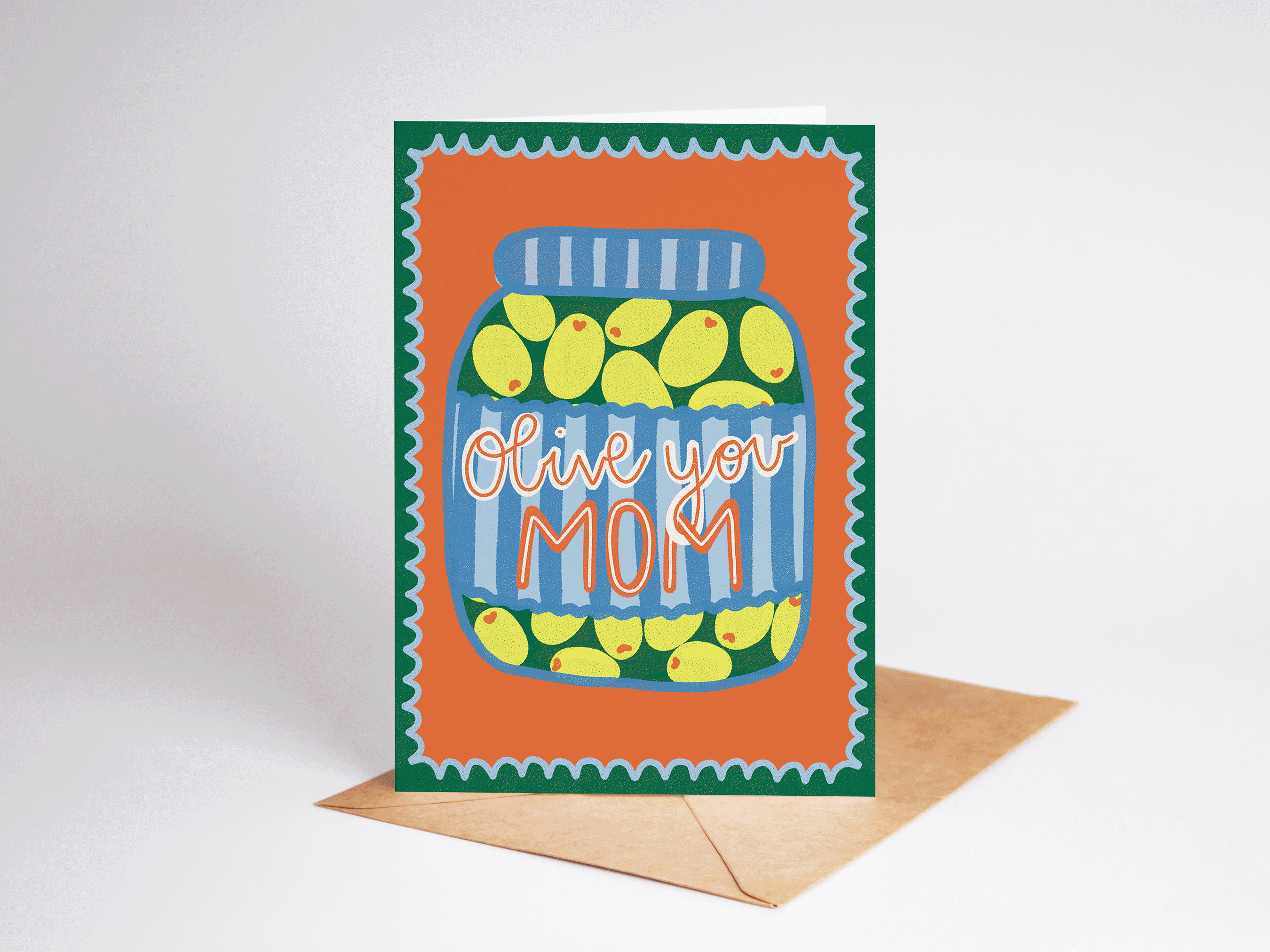 Olive You Mom Mother's Day Card - Proper