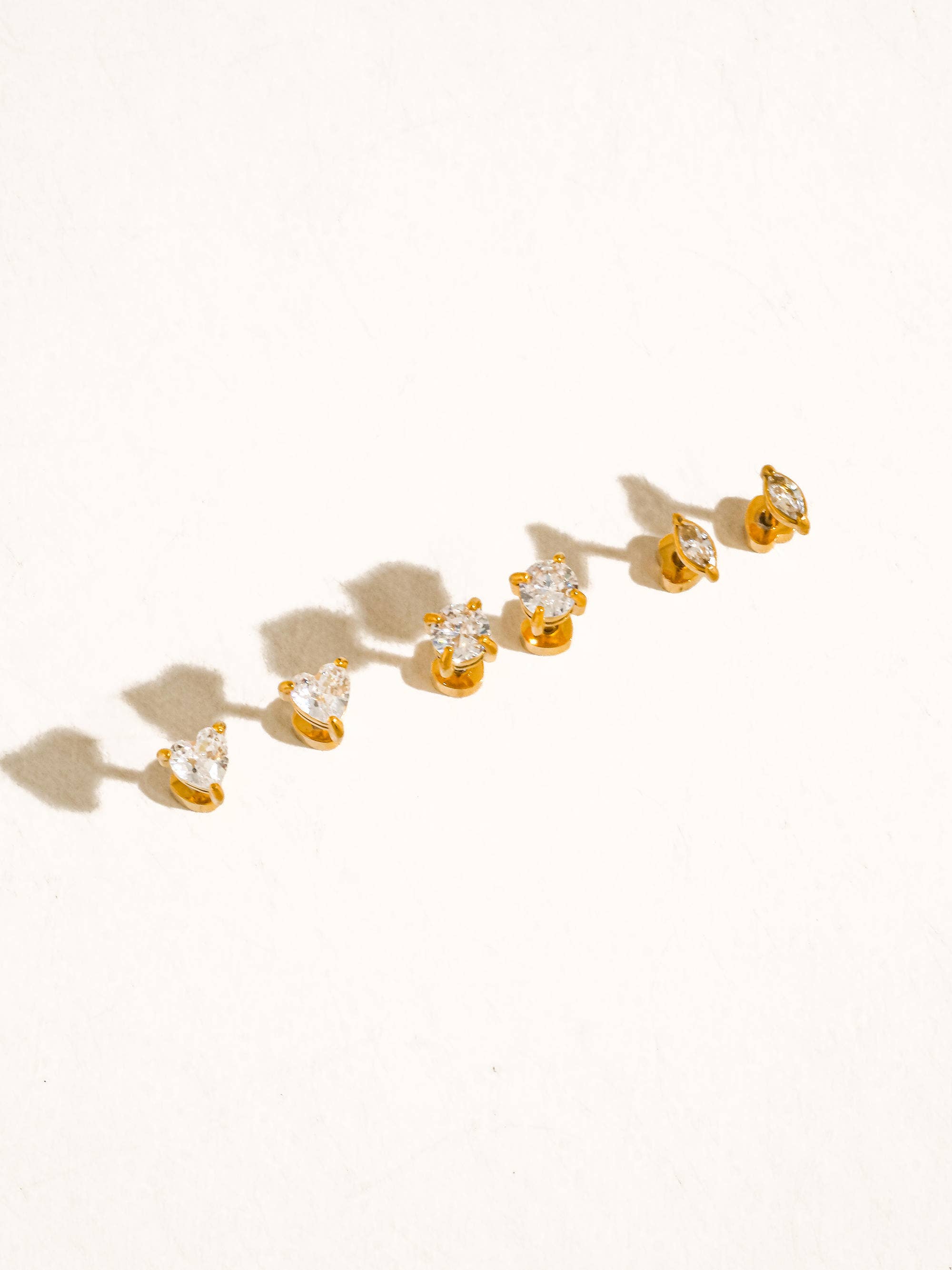 Idylle CZ Stud Earrings Set