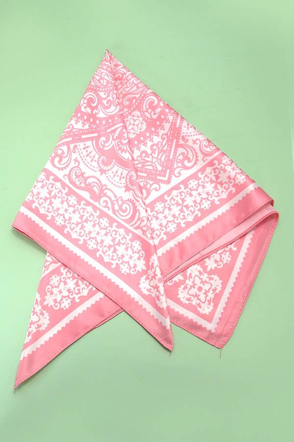 Pink Paisley Scarf - Proper