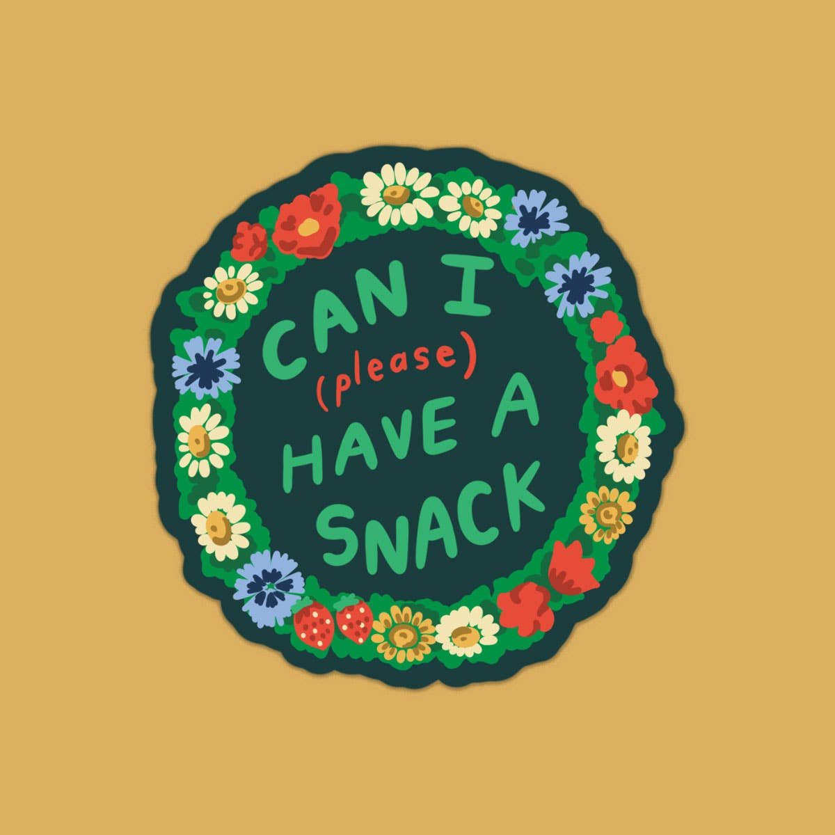 Can I Have a Snack Sticker - Proper