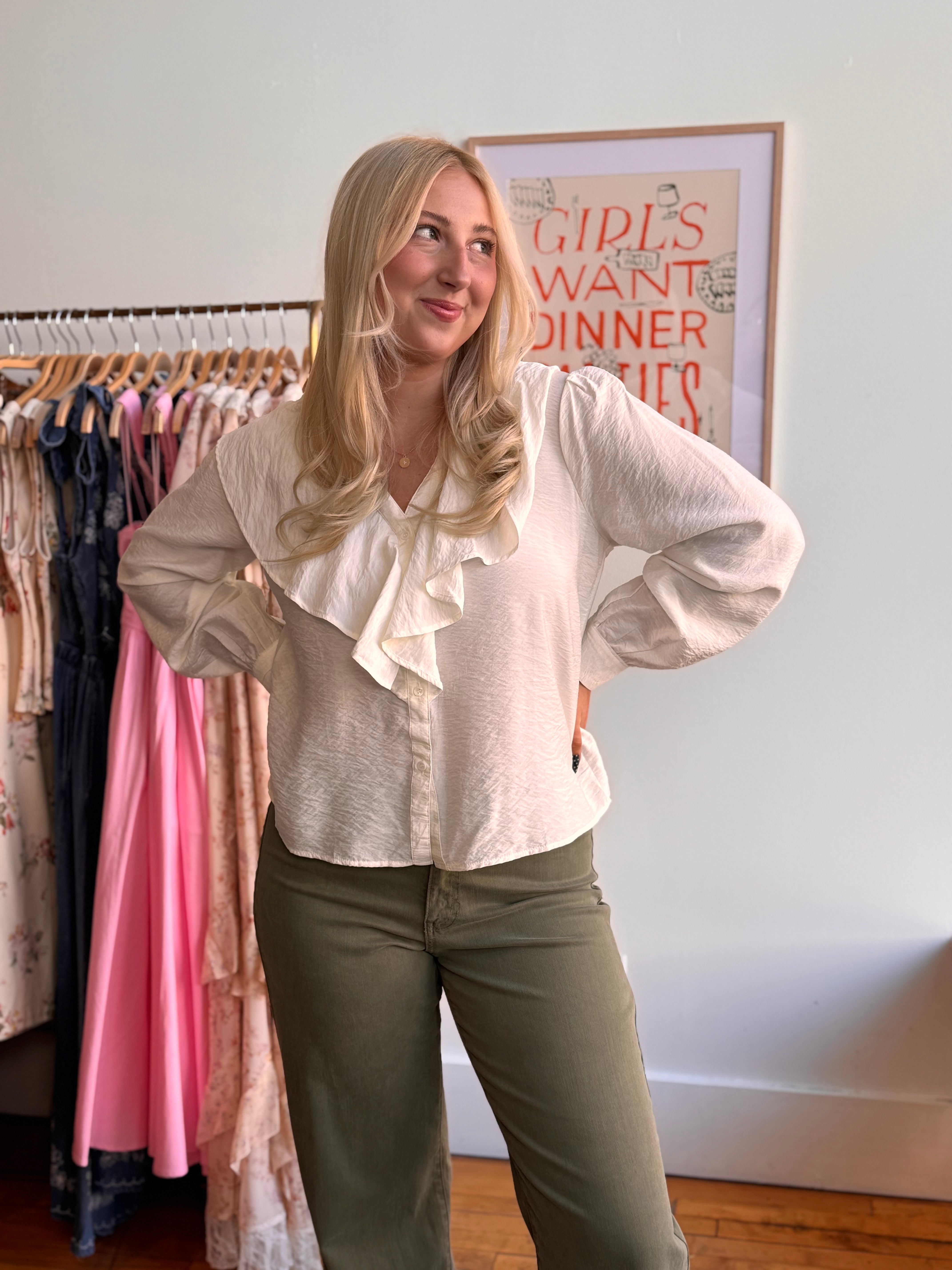 Kaja Frill Top