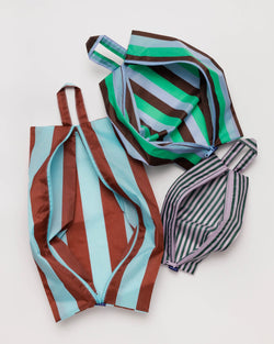 Baggu 3D Zip Set - Vacation Stripe Mix - Proper