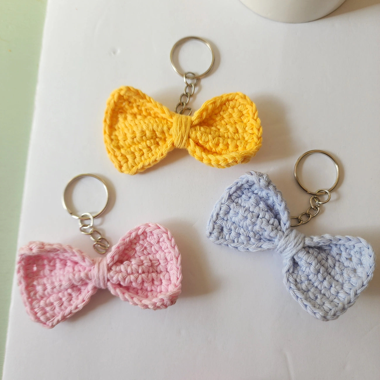 Handmade Bow Keychain