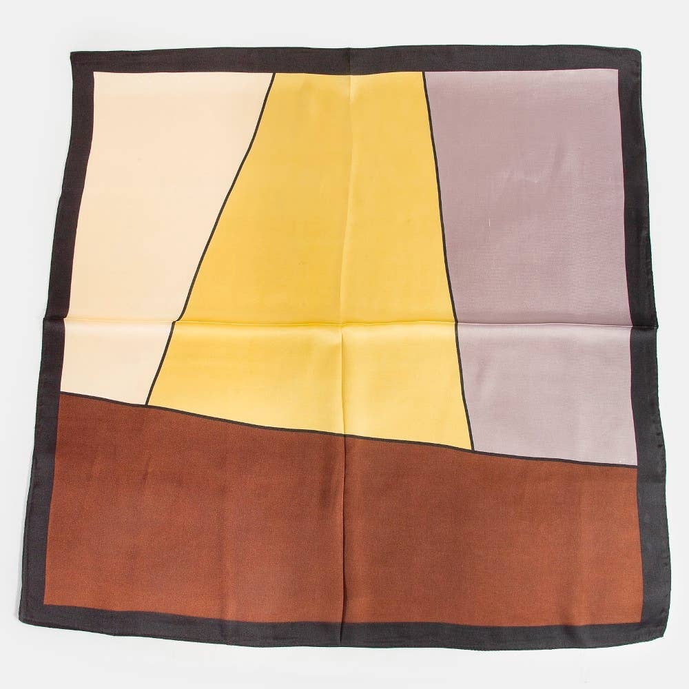 Lightweight Multi Color Square Bandana Scarf - Proper