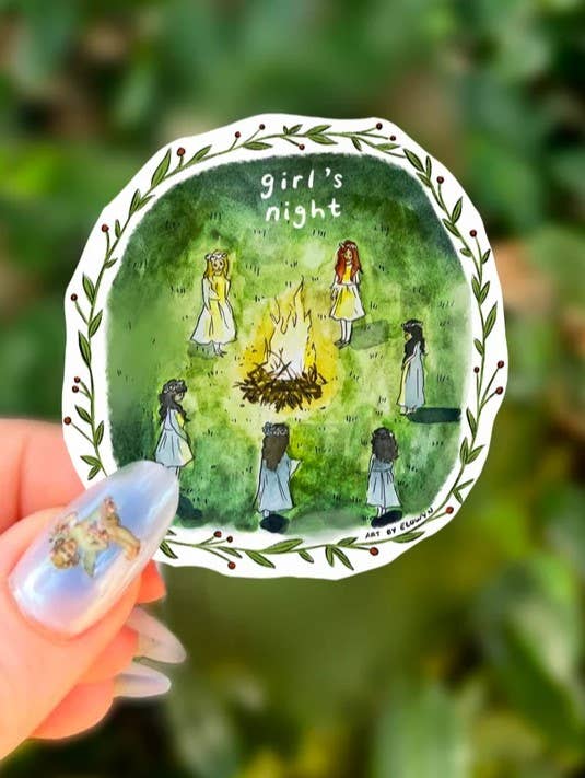 Girls Night Sticker