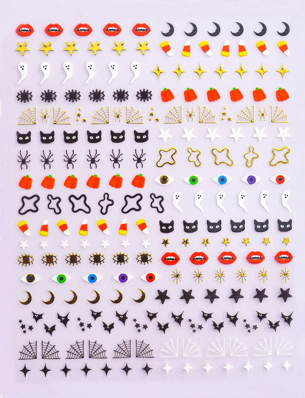 Nail Art Stickers - Spooky (Halloween) - Proper