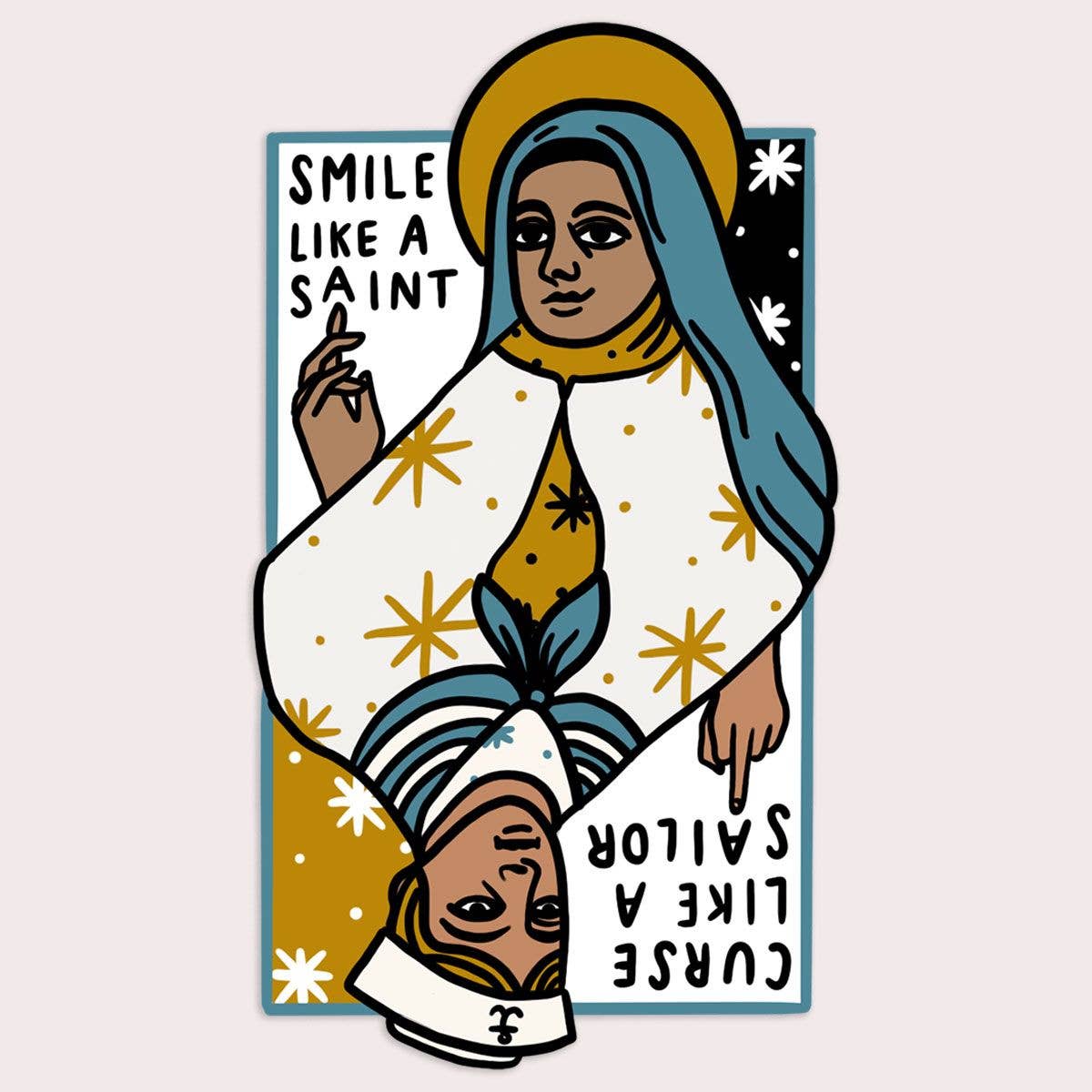 Saints and Sailors Sticker | Waterproof Vinyl Sticker - Proper