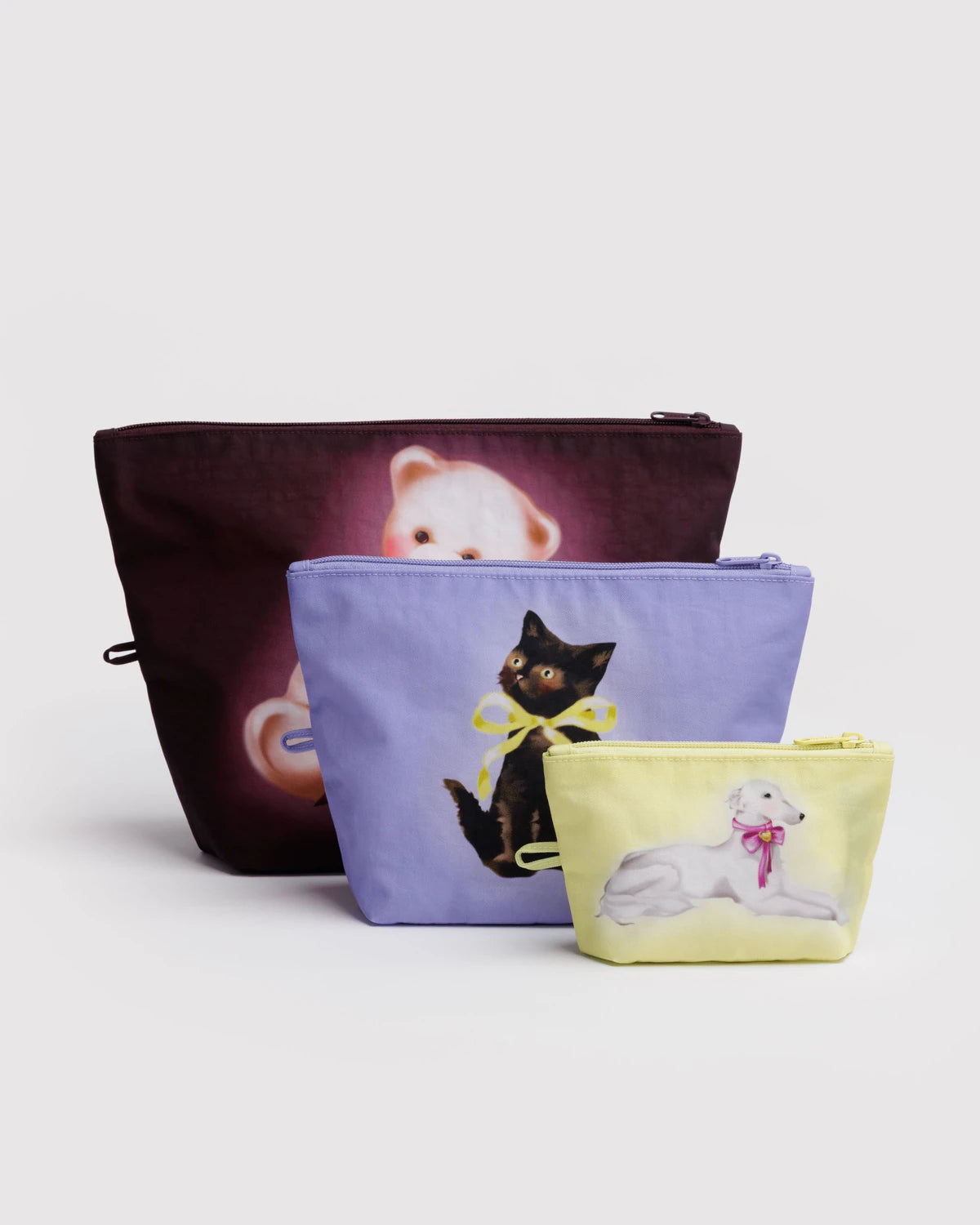 Baggu Go Pouch Set - Fancy Animals