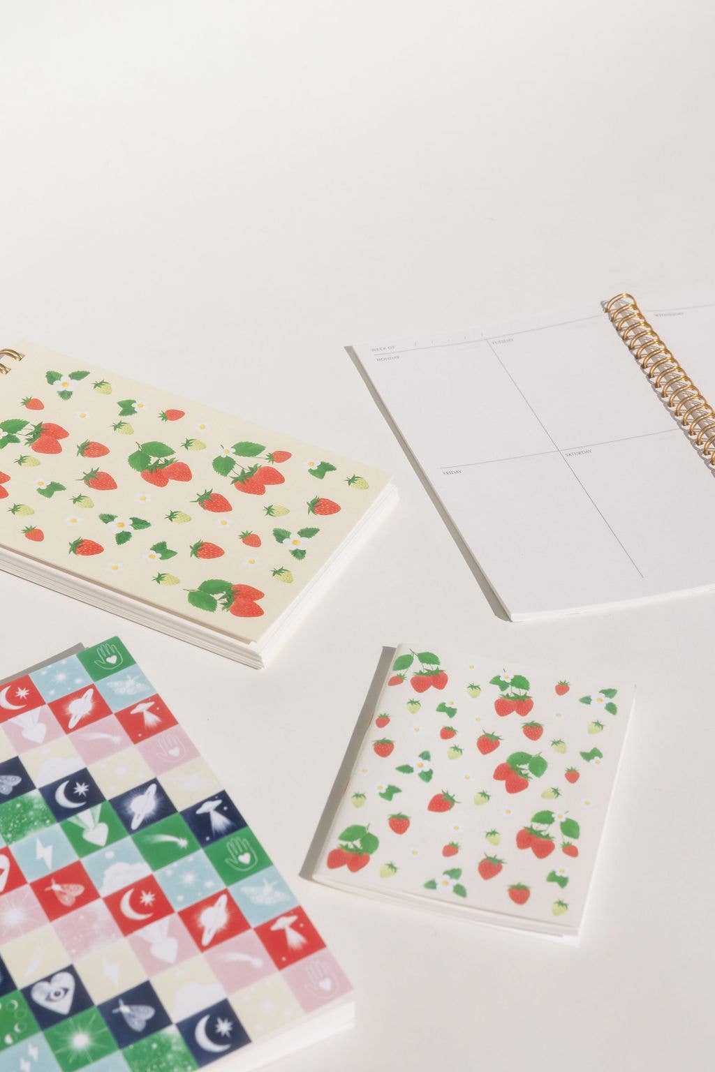 Strawberries Mini Notebook - Proper