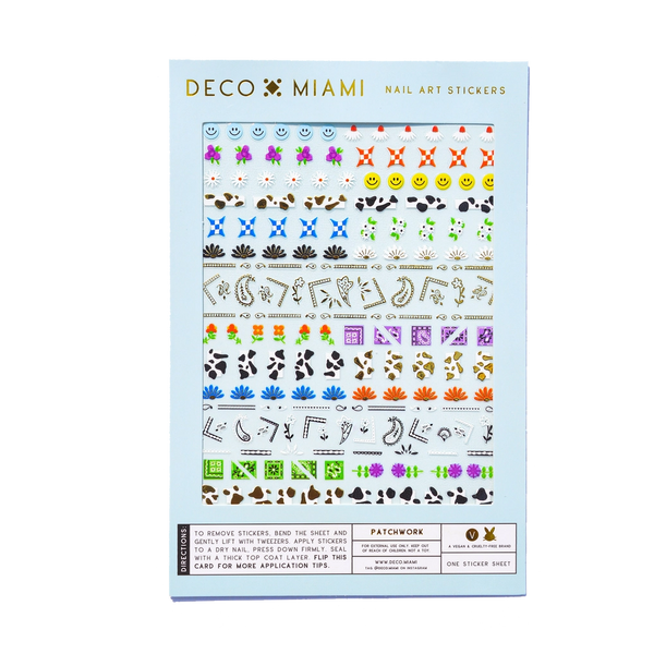 Nail Art Stickers - Patchwork - Proper