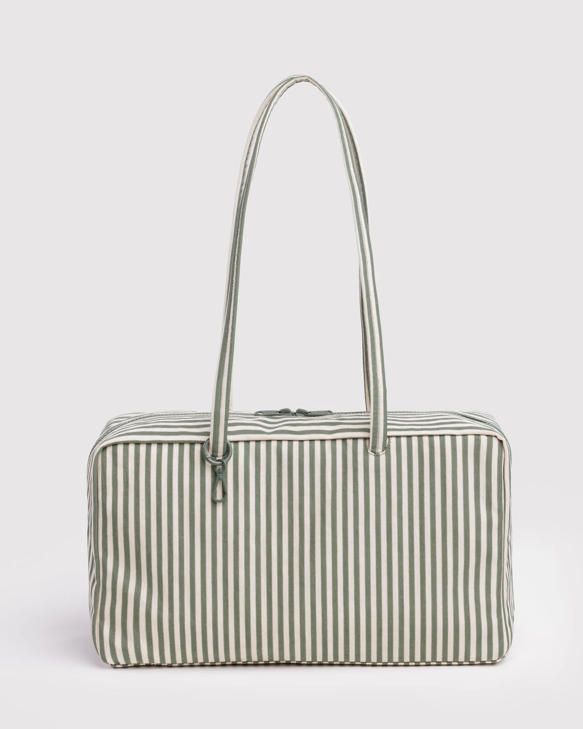 Medium Nylon Bowler Bag - Sage Stripe - Proper