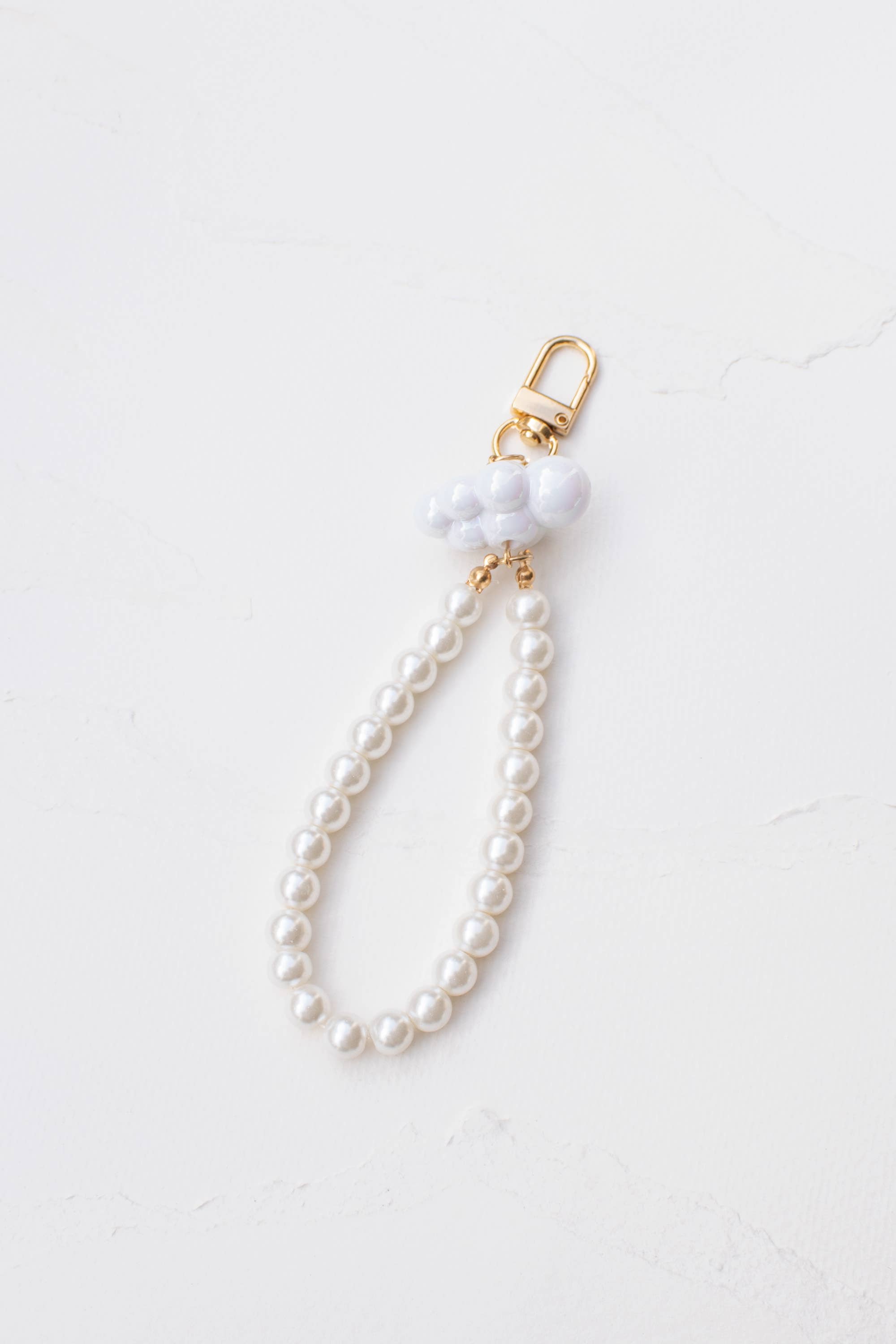 Cloud Pearl Bag Charm