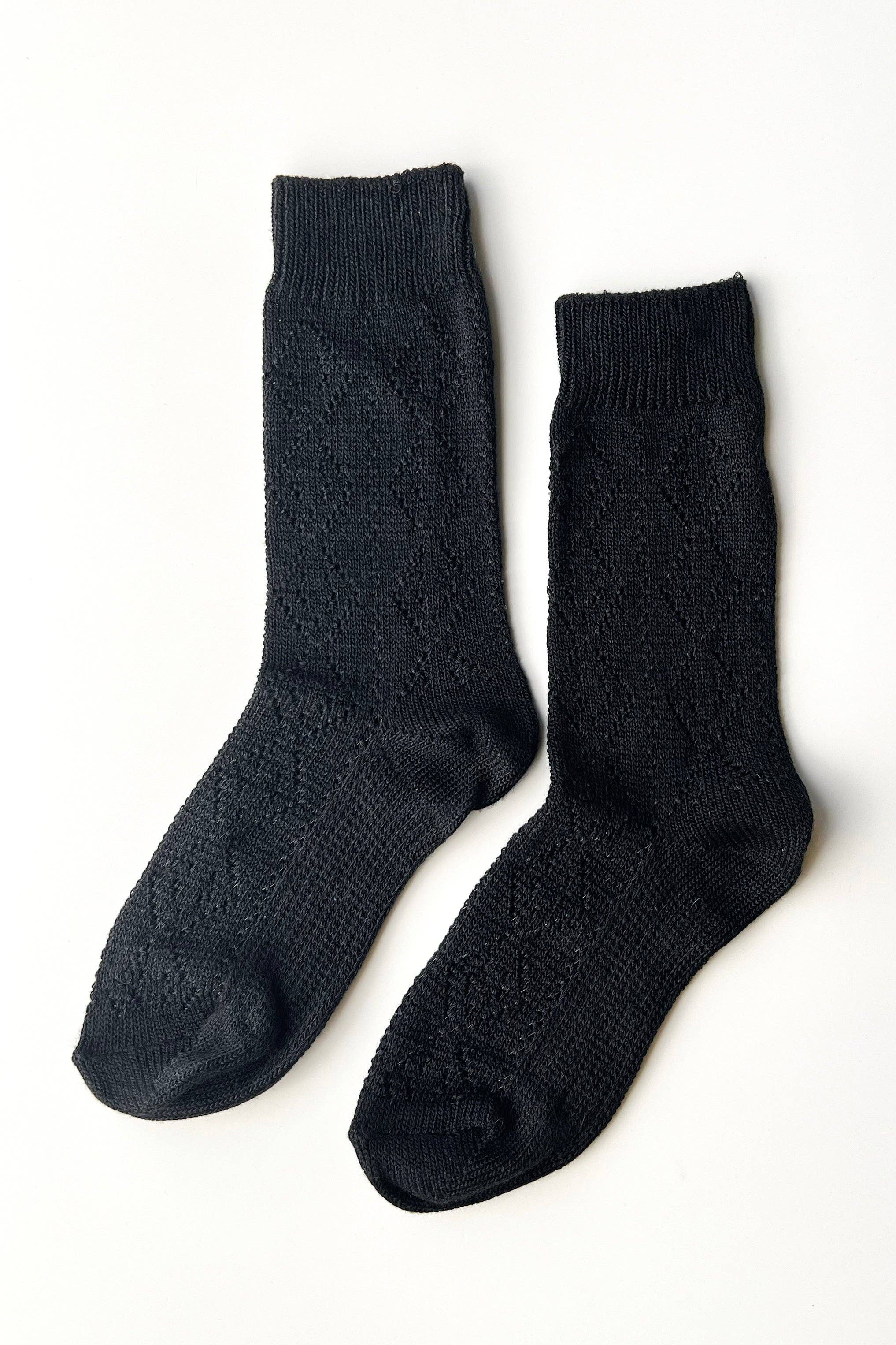Modal Eyelet Socks (wholesale) - Proper