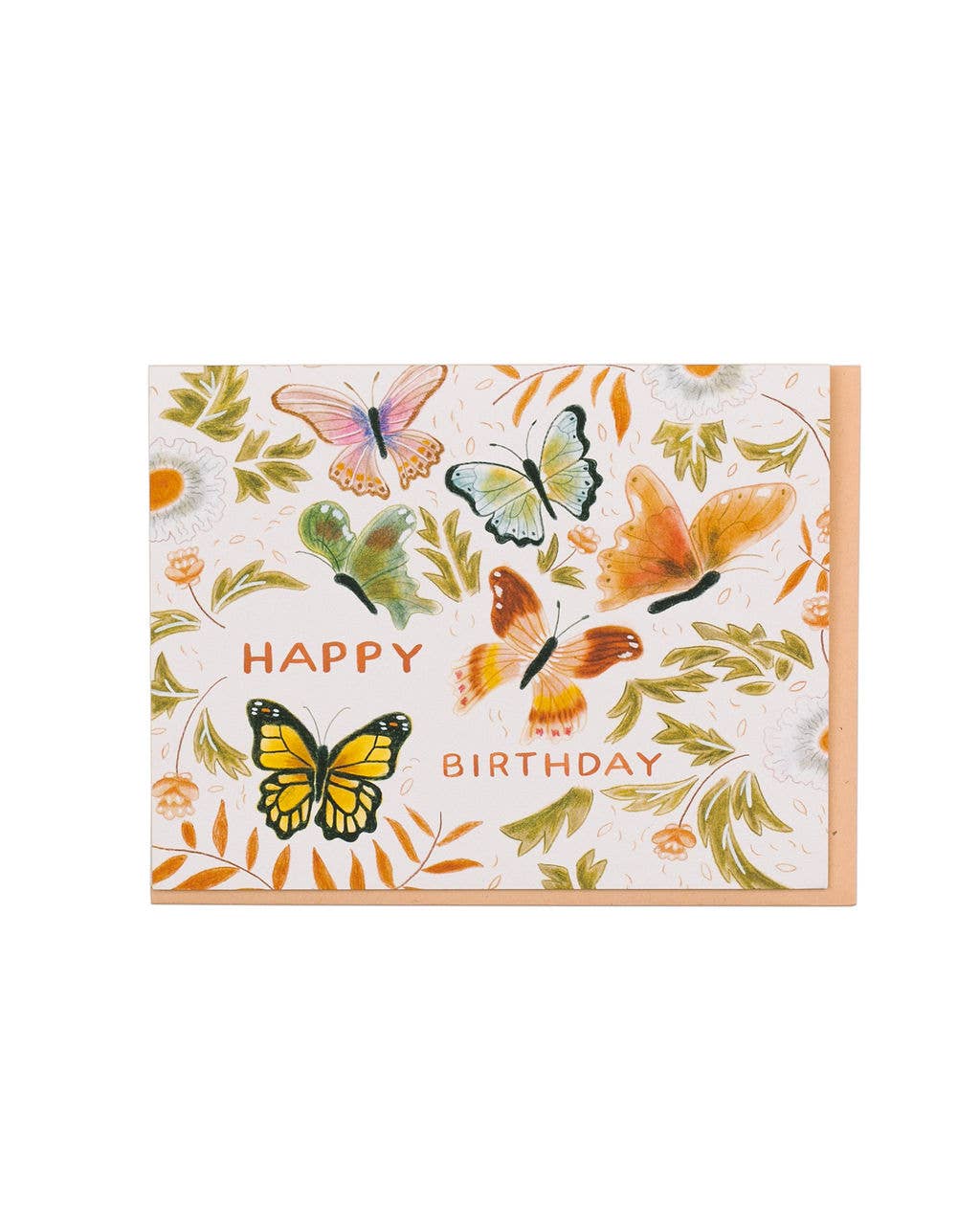 Butterflies Birthday Card - Proper