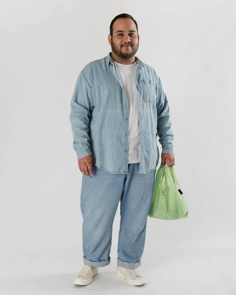 Baby Baggu - Mint Pixel Gingham - Proper