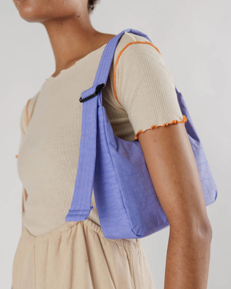Mini Nylon Shoulder Bag - Bluebell - Proper