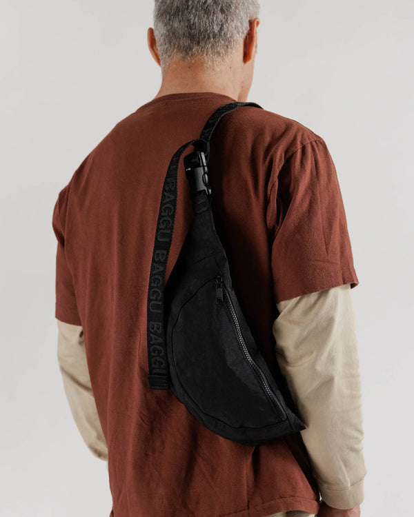 Baggu Crescent Fanny Pack - Black - Proper