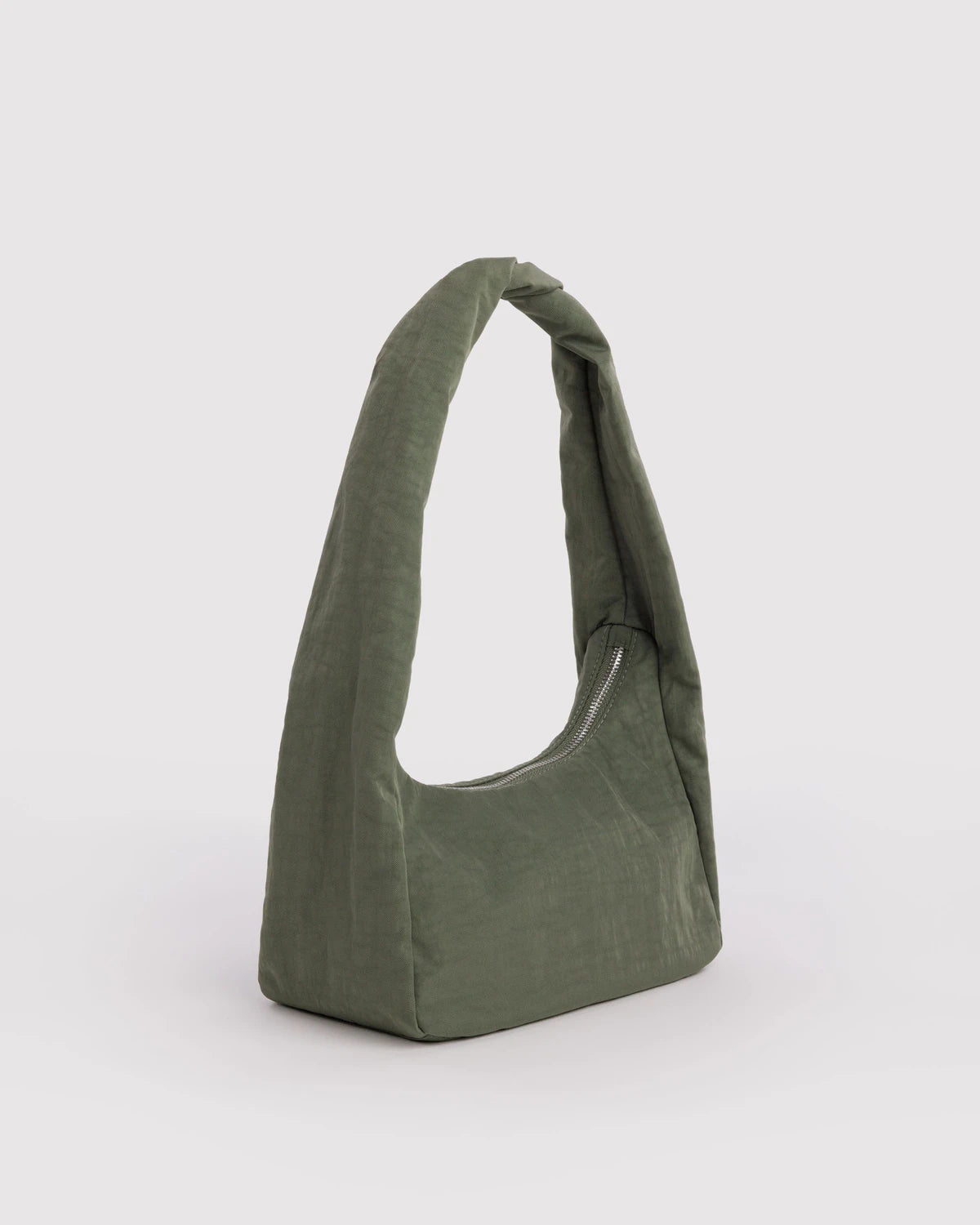 Small Nylon Meringue Bag - Caper