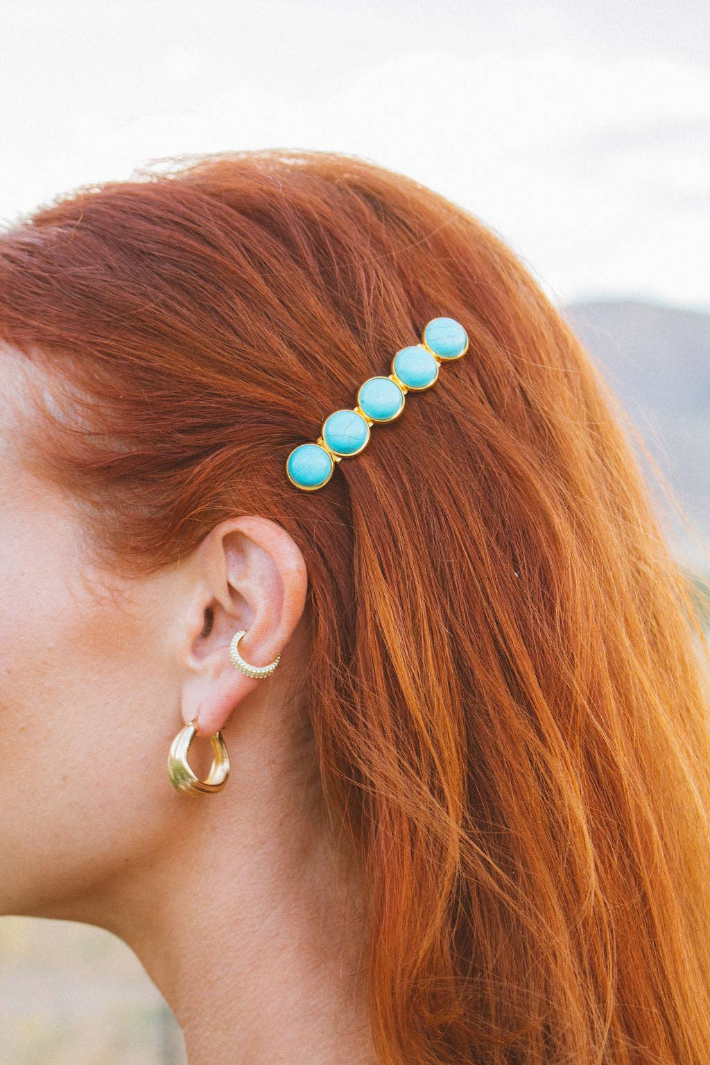 Turquoise Sun Barrette