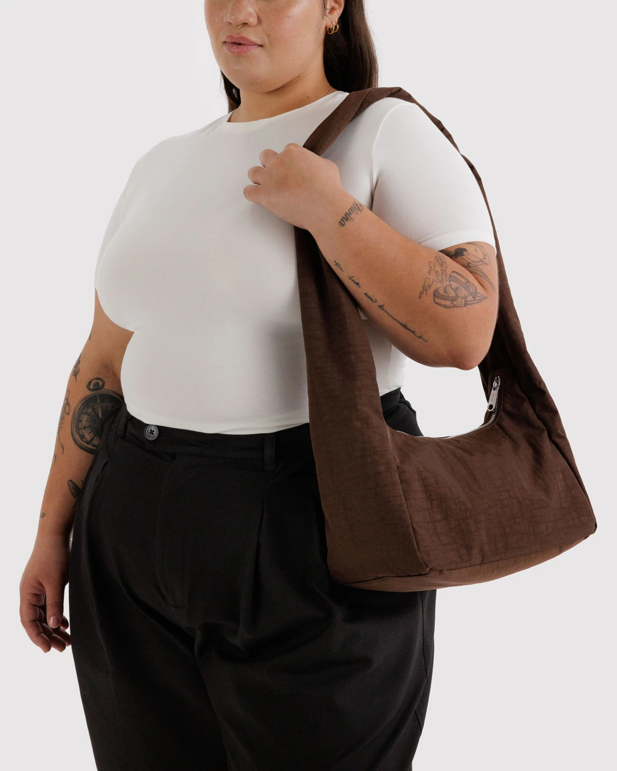 Nylon Meringue Bag - Coffee - Proper