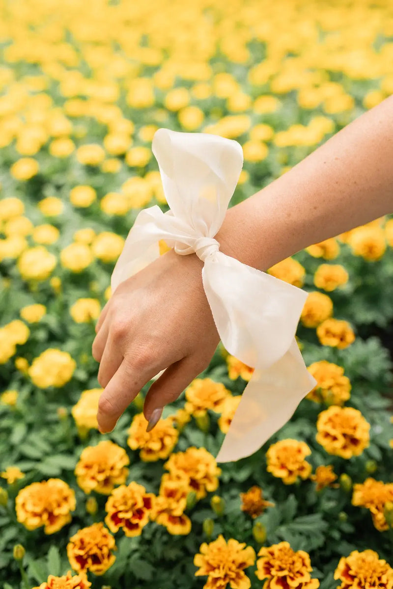 Millie Sheer Long Bow Scrunchie - Proper