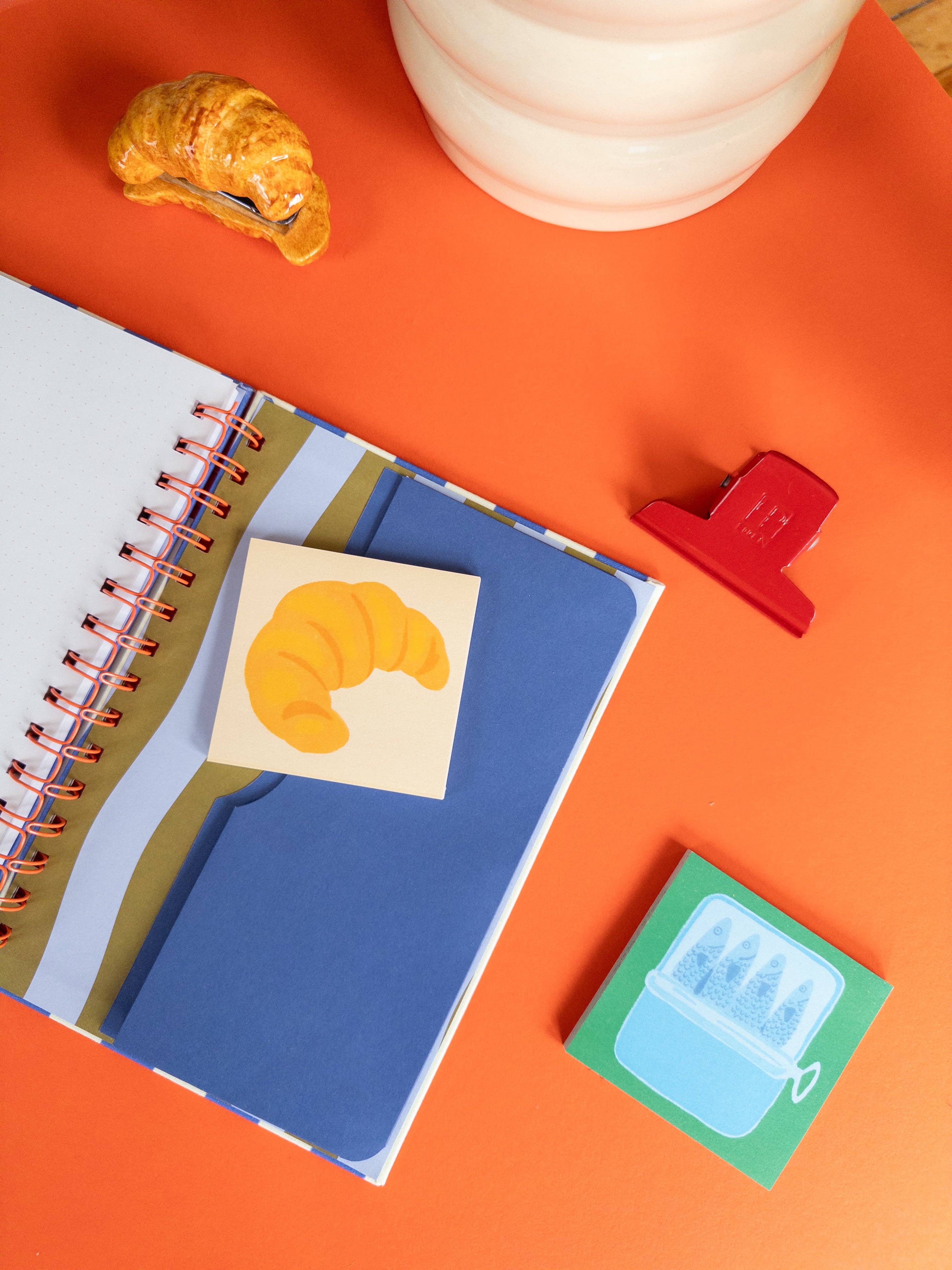 Croissant Sticky Notes - Proper