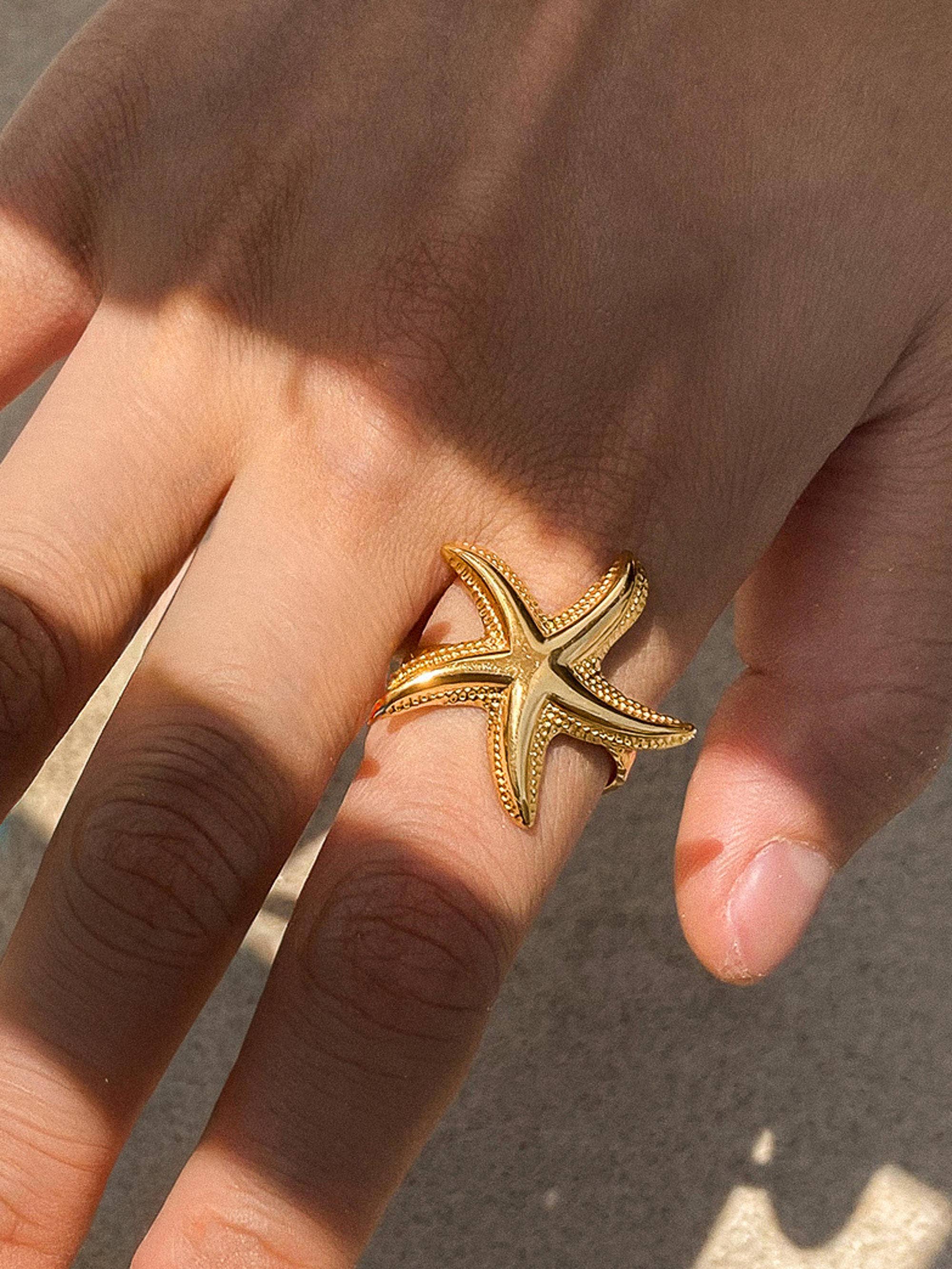 Starfish Statement Ring