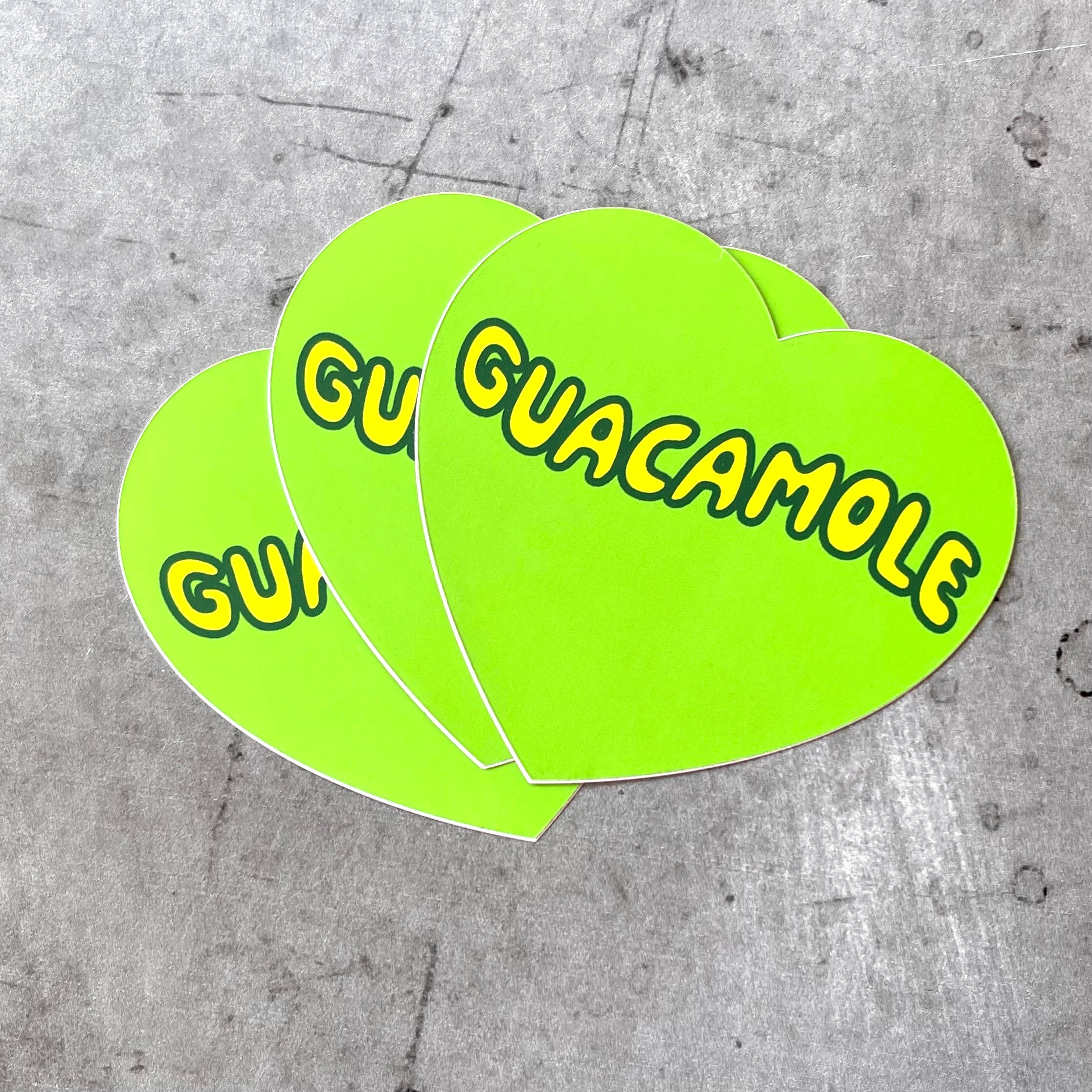 Guacamole Heart Sticker - Proper