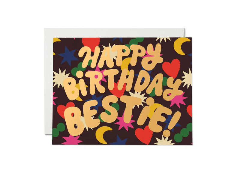 Rainbow Charms Birthday Greeting Card - Proper