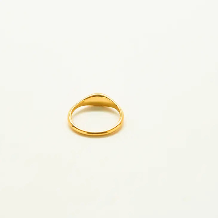 Mini Dome Signet Ring - Proper