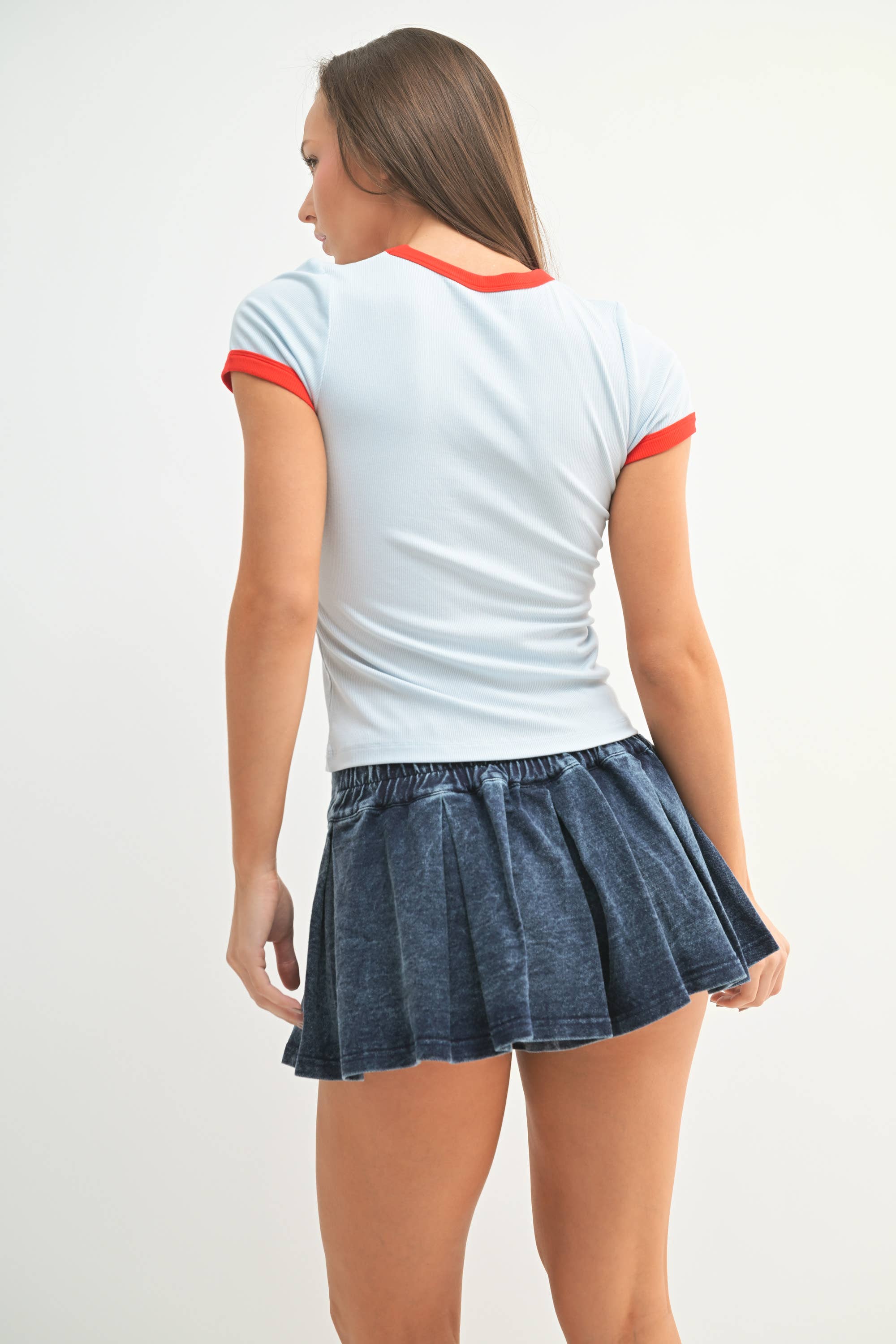 Contrast Trim Baby Tee
