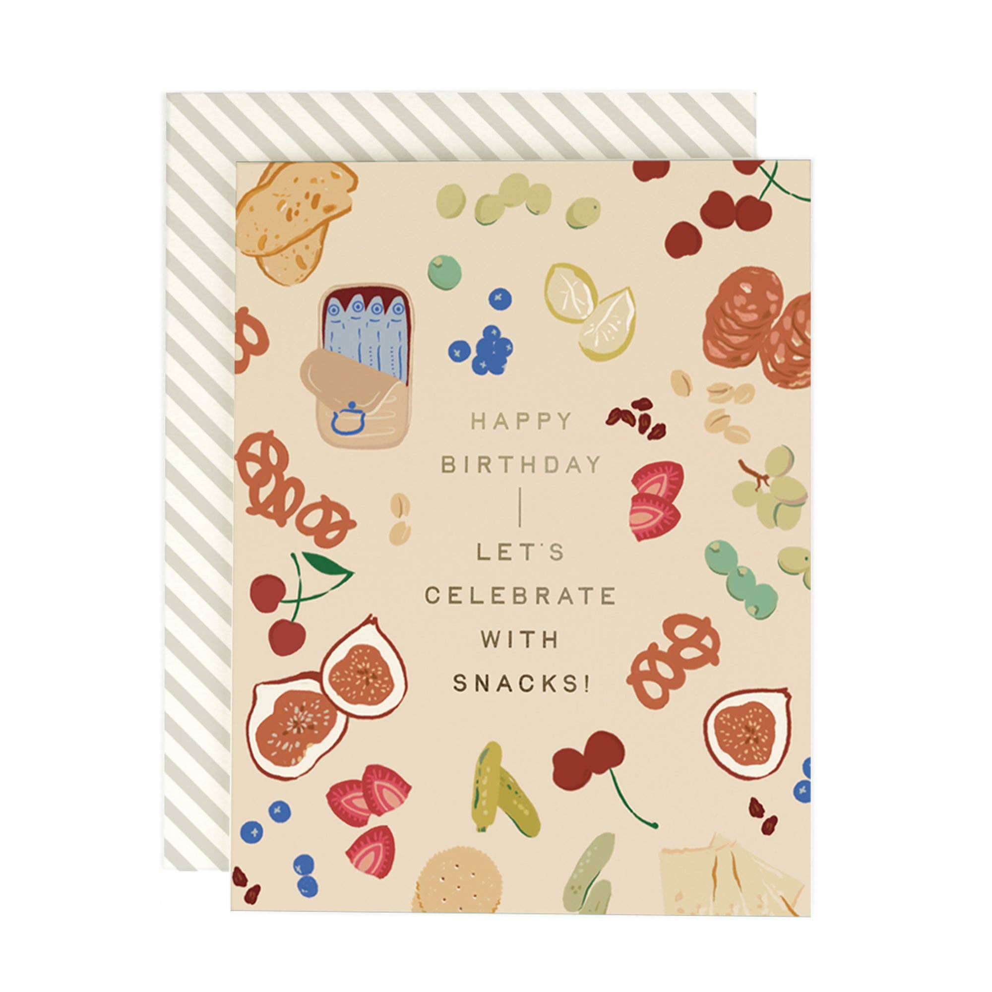 Celebrate with Snacks Card