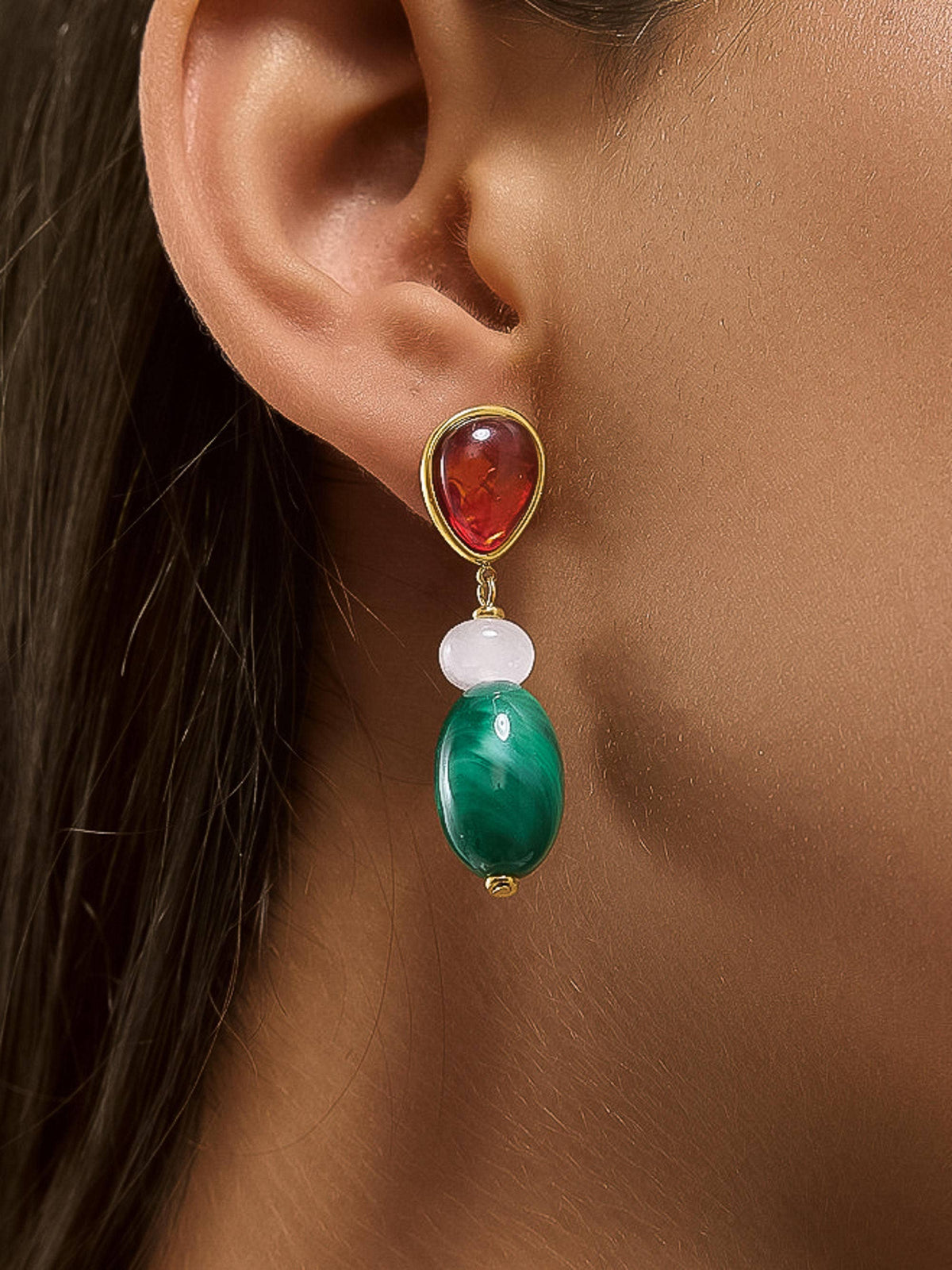 Burée Beaded Earrings