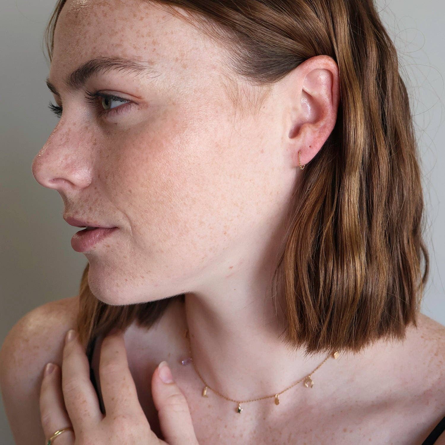 Ball Chain Huggies - Proper