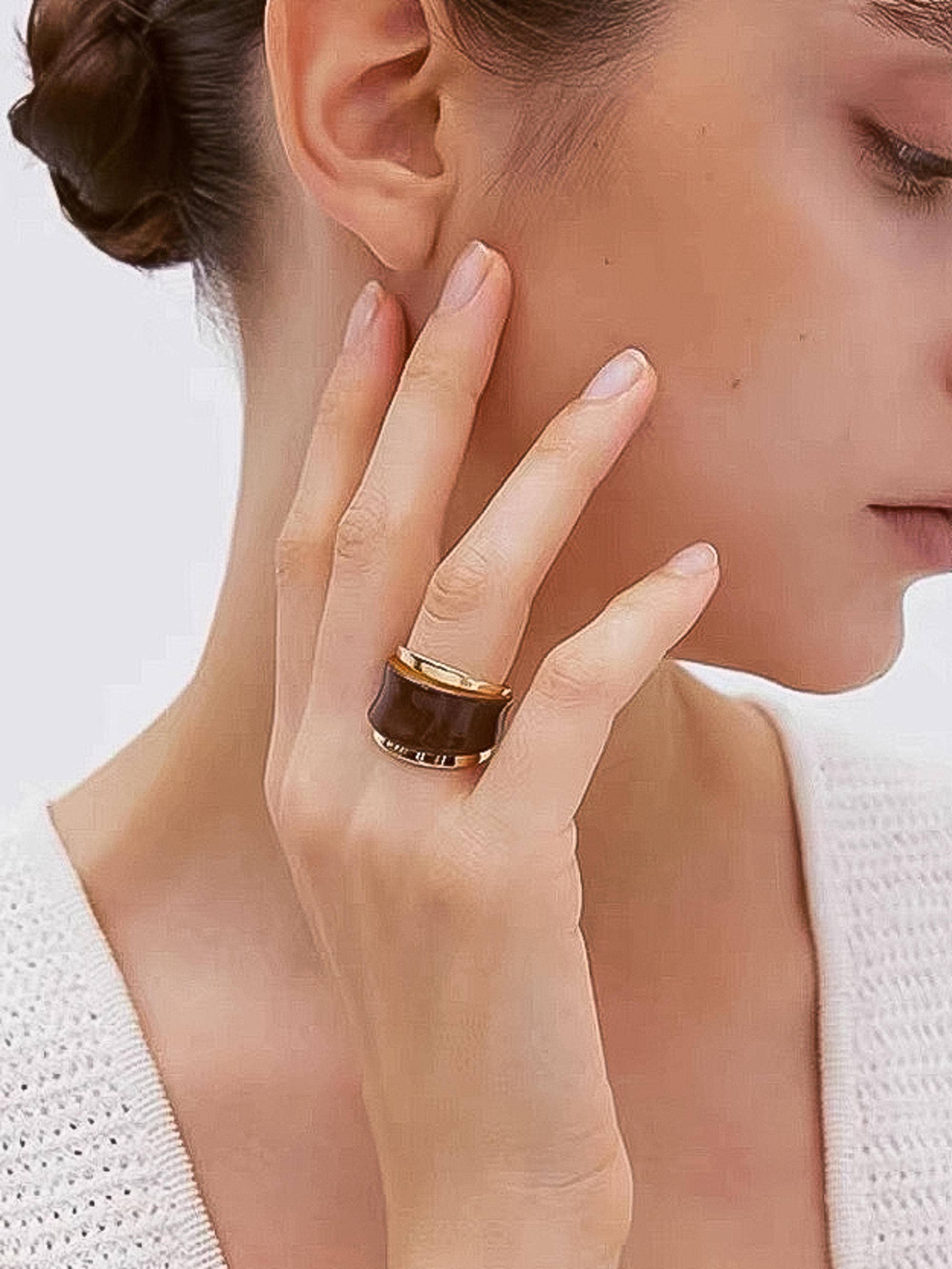 Josiah Enamel Band Ring - Proper