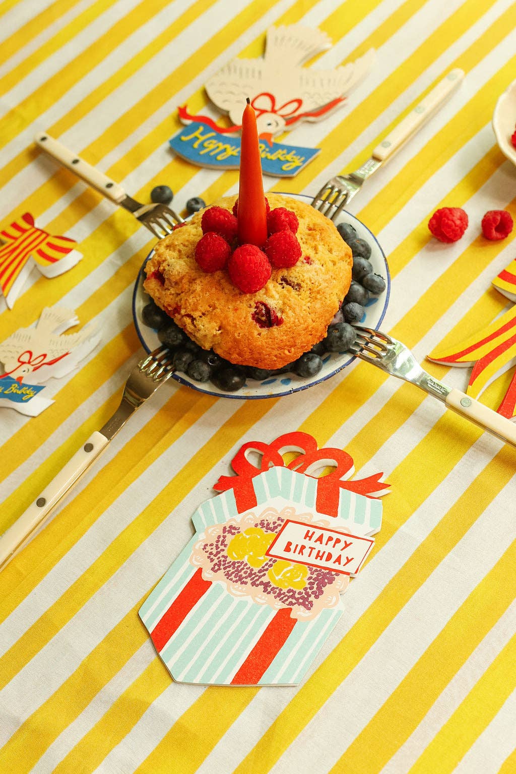 Happy Birthday Gift Die Cut Card - Proper