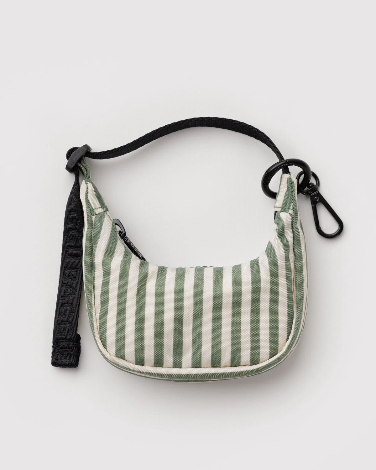 Crescent Bag Charm - Sage Stripe - Proper