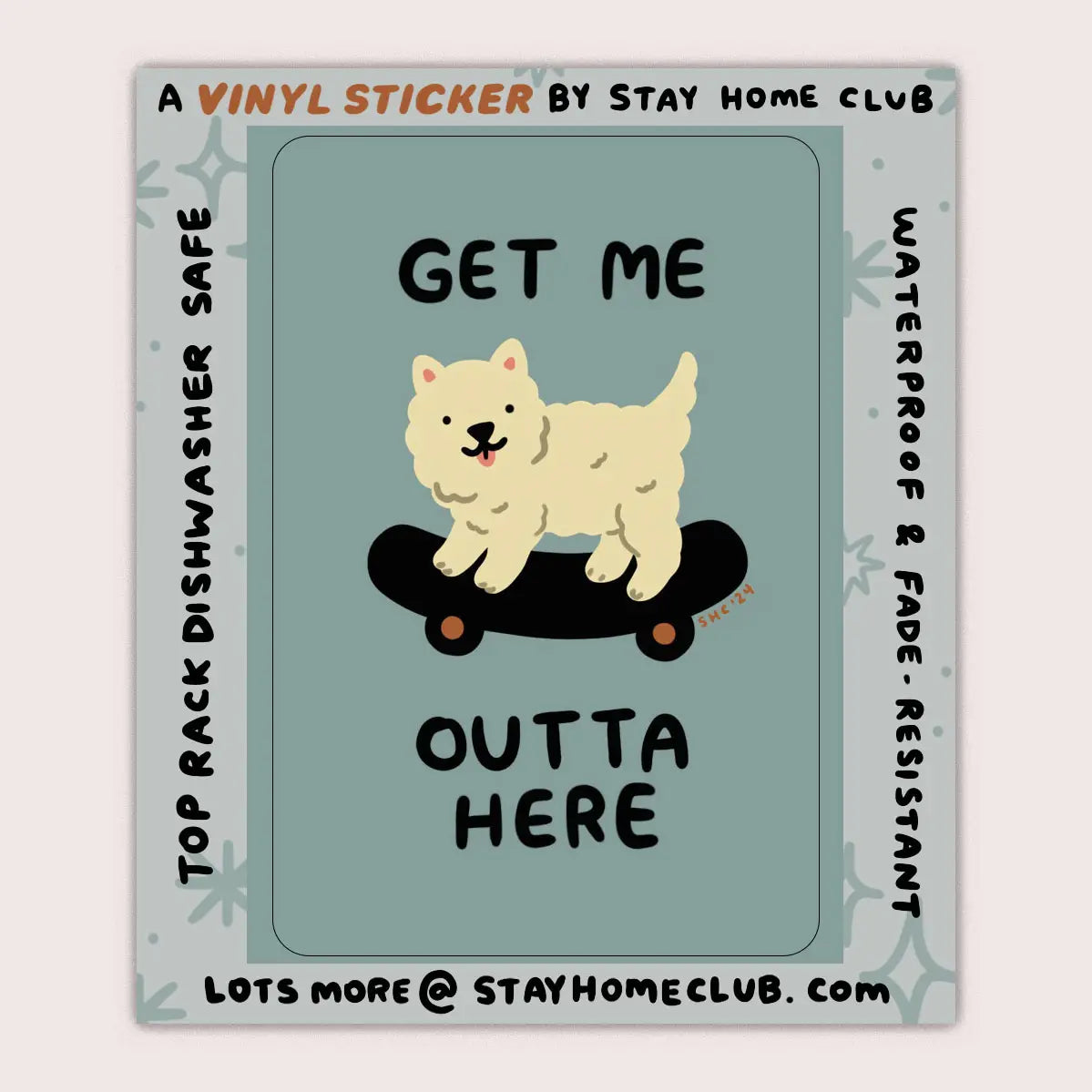 Get Me Outta Here Vinyl Sticker