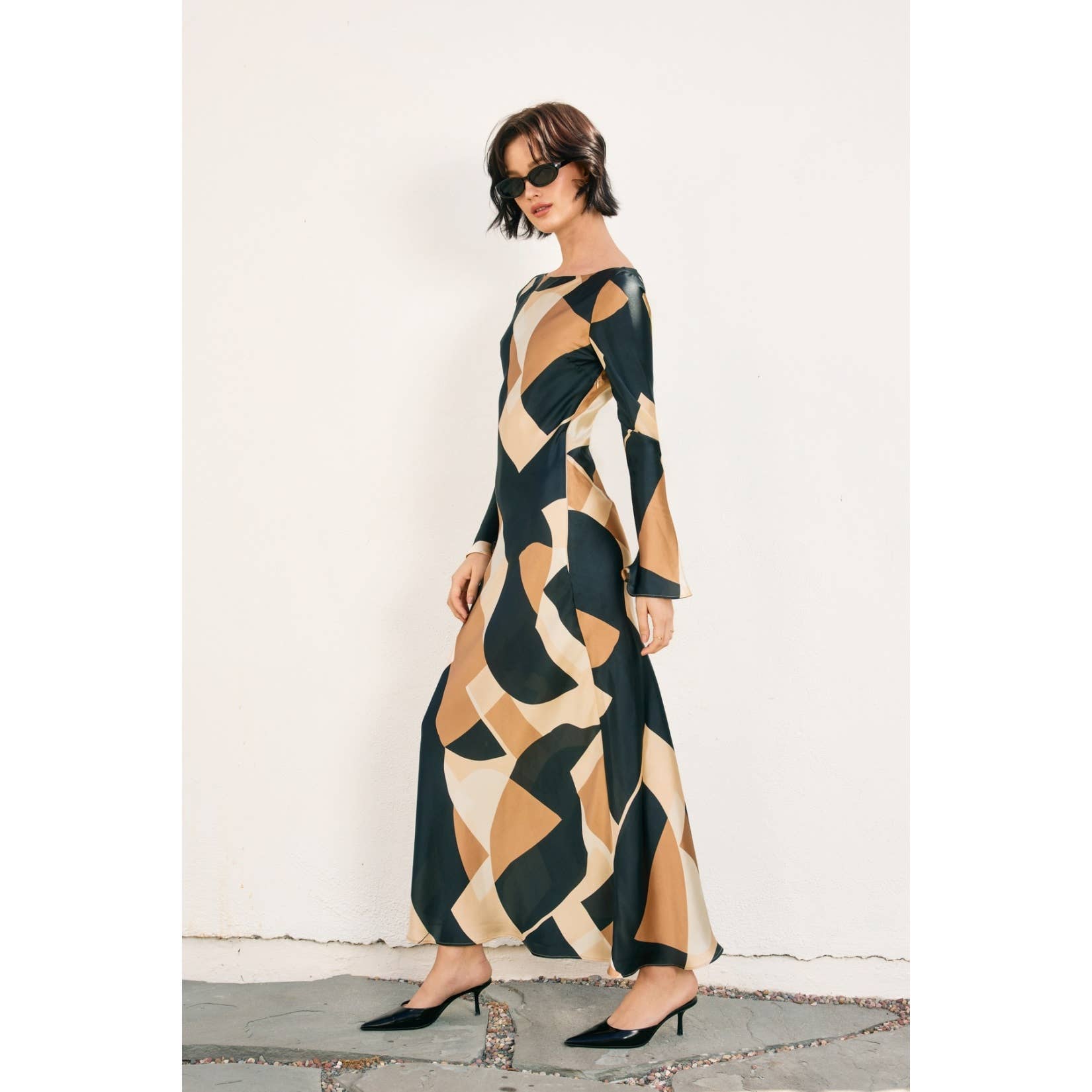 First Class Boat Neck Maxi Dress - Proper