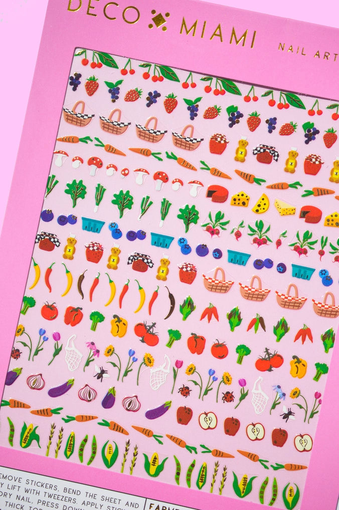 Nail Art Stickers - Farmer's Market - Proper