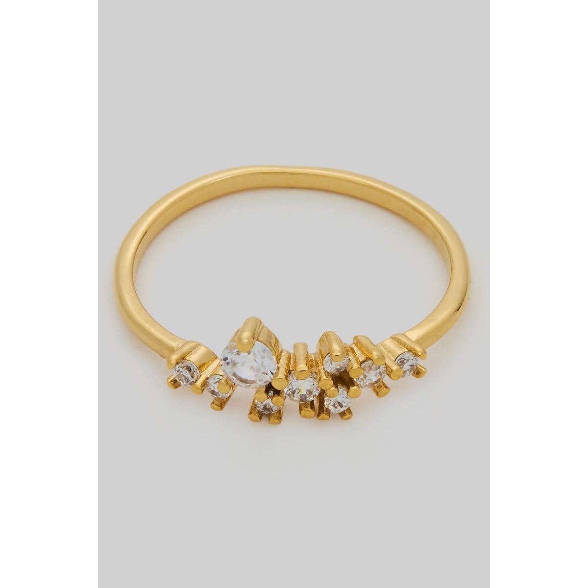 Pave Cluster Ring