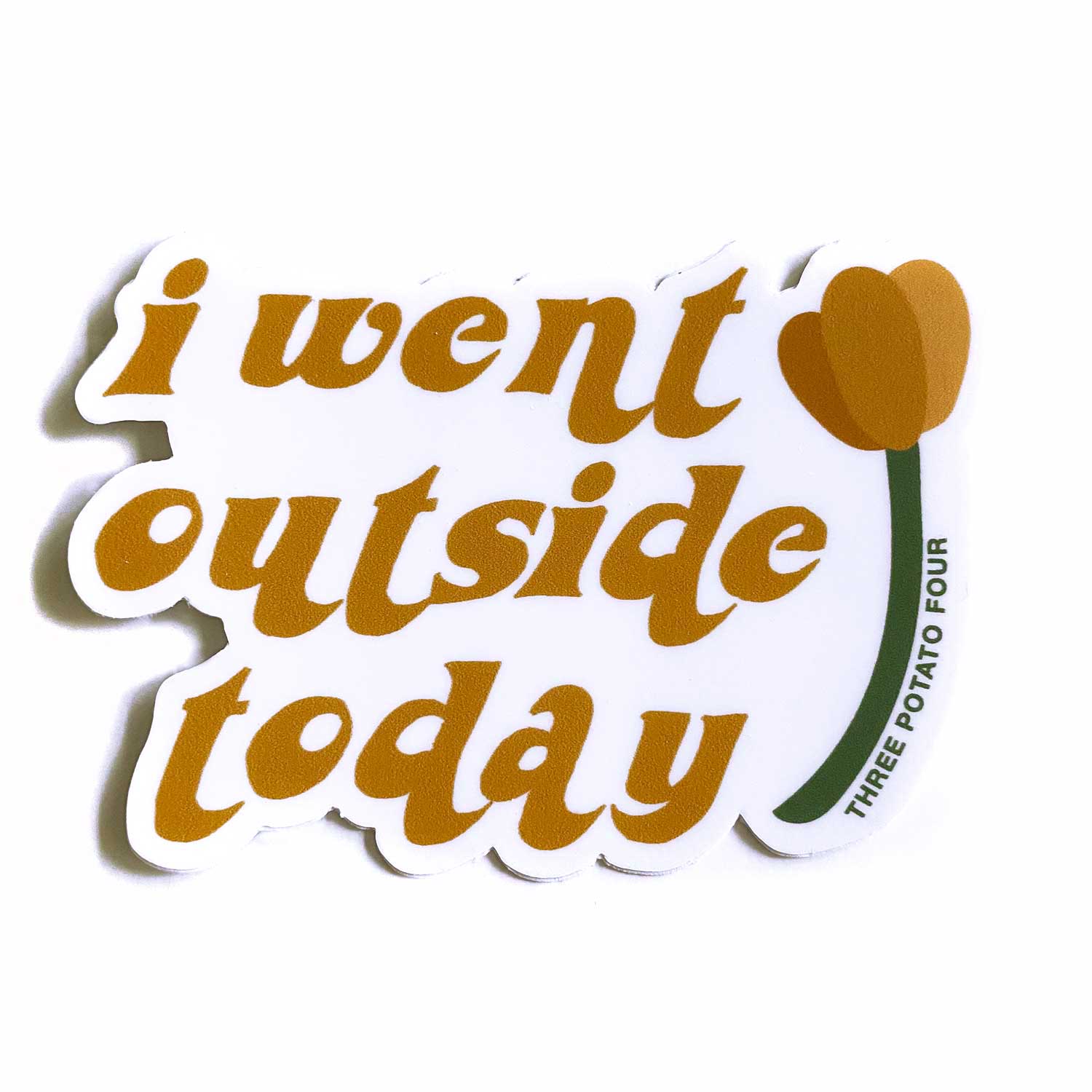 Sticker - I Went Outside Today - Proper