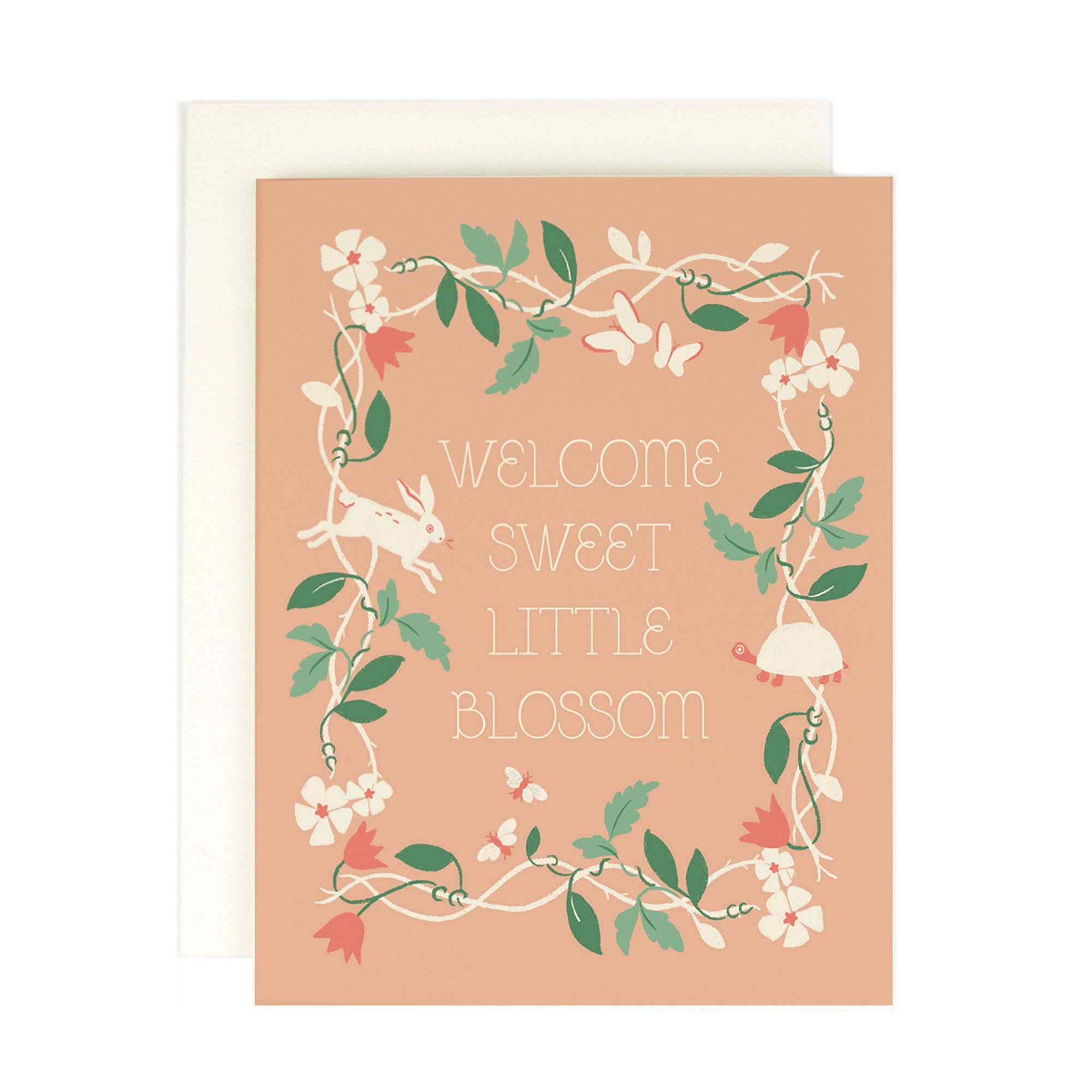 Welcome Little Blossom Card