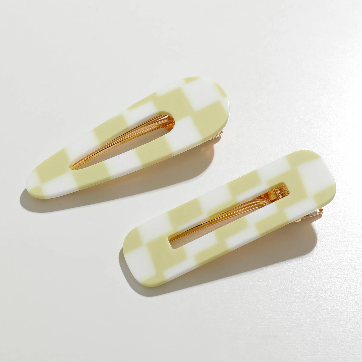 Gemma Green Hair Clip Set