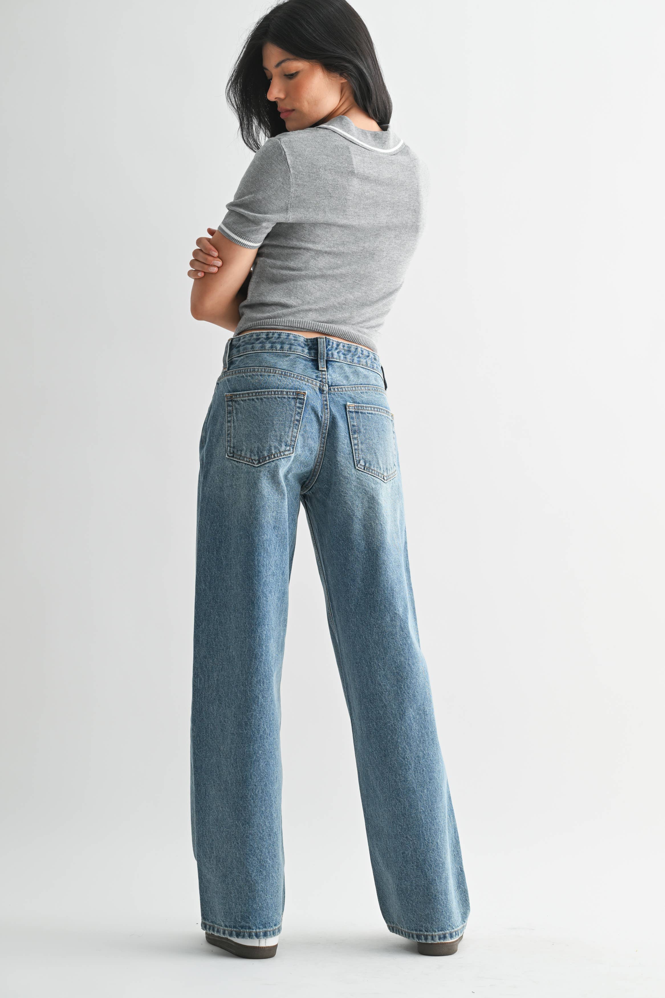 Baggy Wide Leg Jeans - Proper